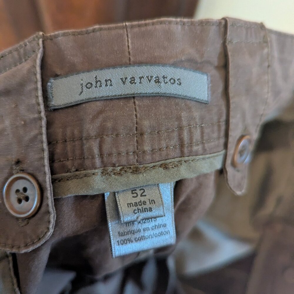 John Varvatos Brown Chinos Classic Style - Picture 4 of 4